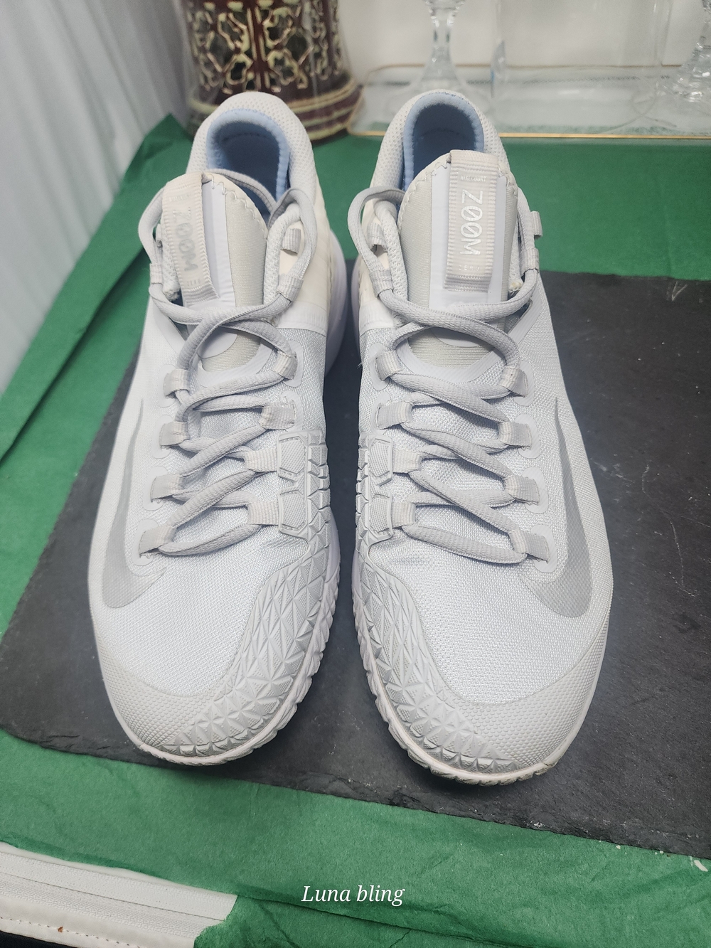 Light Gray  Athletic Sneakers - ZOOM Style